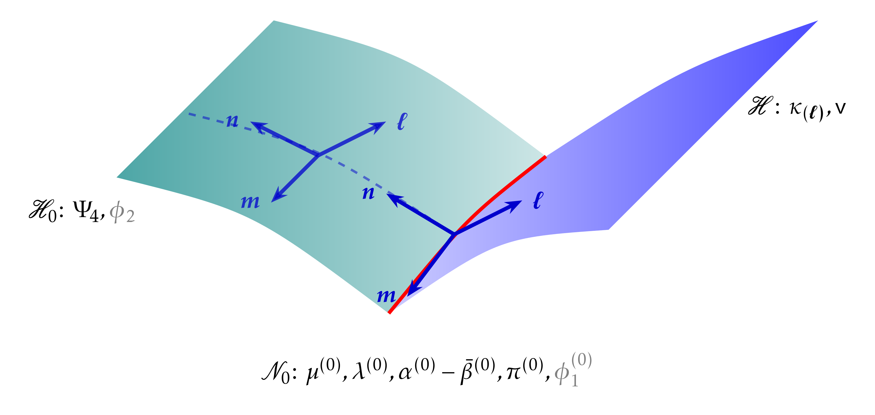 Near-horizon cross-sections and characteristic initial data